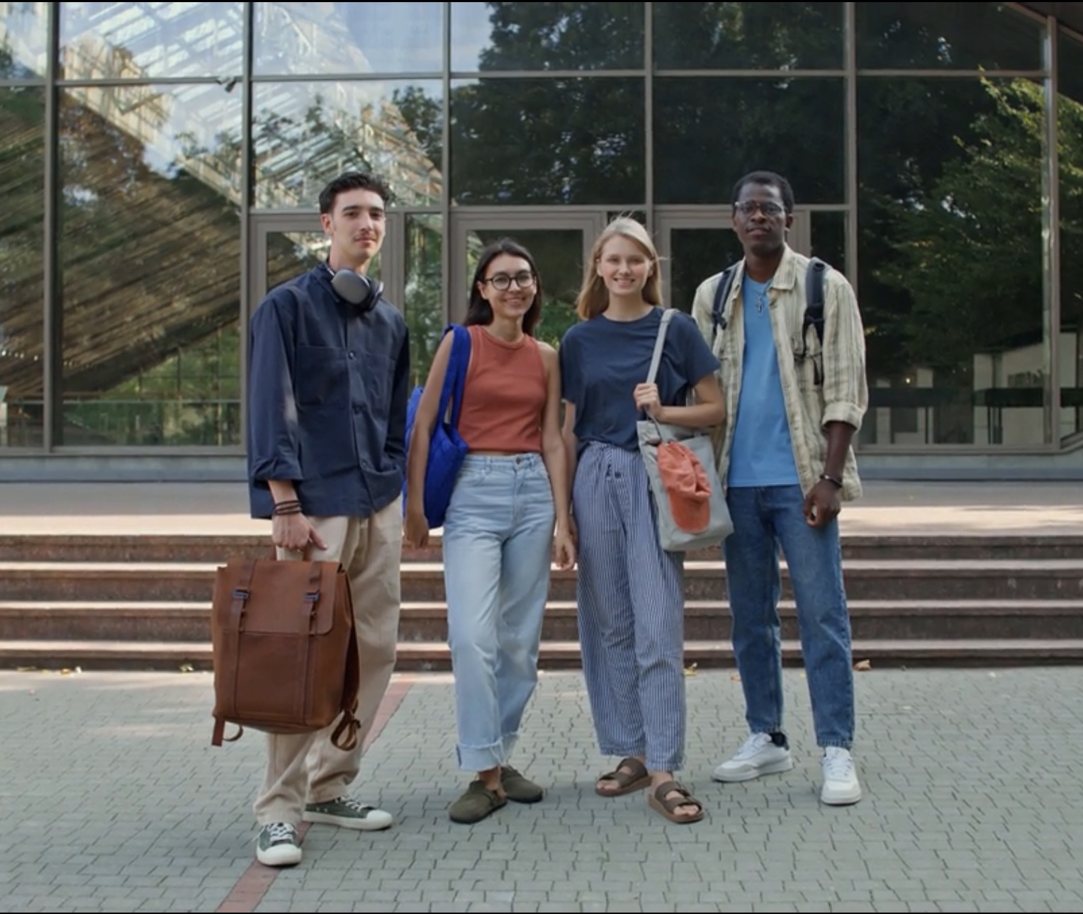 Students at college